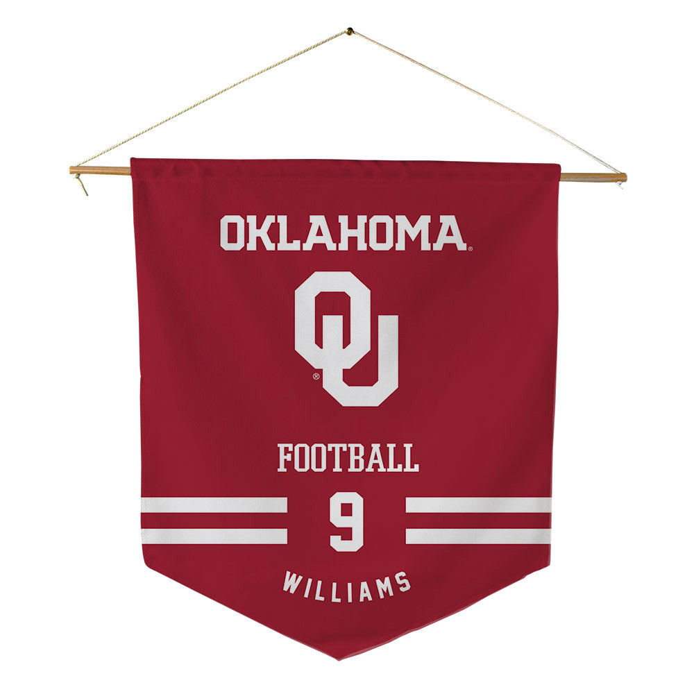 Oklahoma - NCAA Football : Gentry Williams - Pennant - 18" x 21"-0