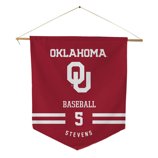 Oklahoma - NCAA Baseball : Nolan Stevens - Pennant - 18" x 21"-0
