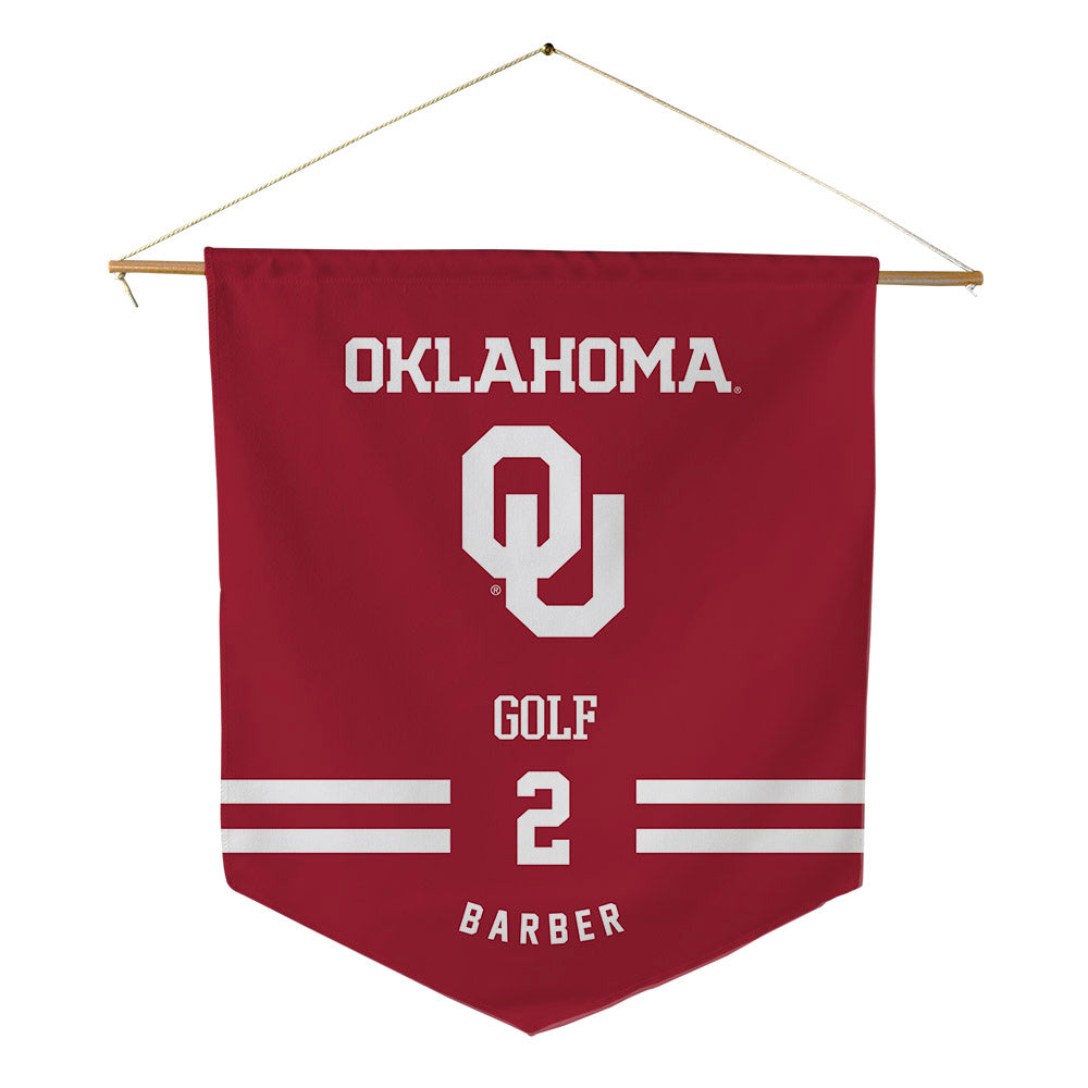 Oklahoma - NCAA Women's Golf : Savannah Barber - Pennant - 18" x 21"-0