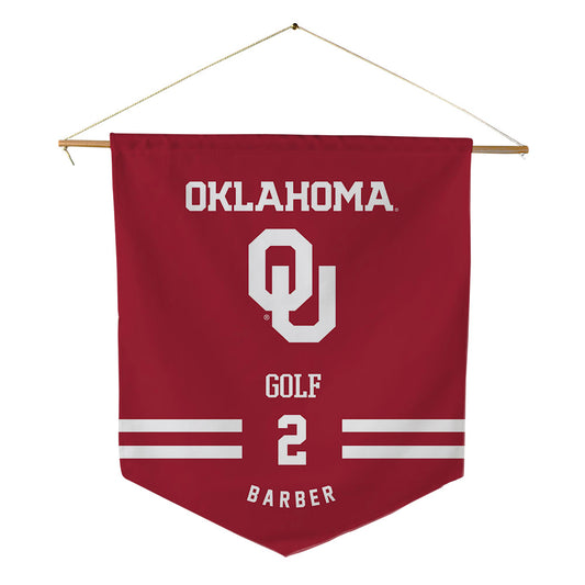 Oklahoma - NCAA Women's Golf : Savannah Barber - Pennant - 18" x 21"-0