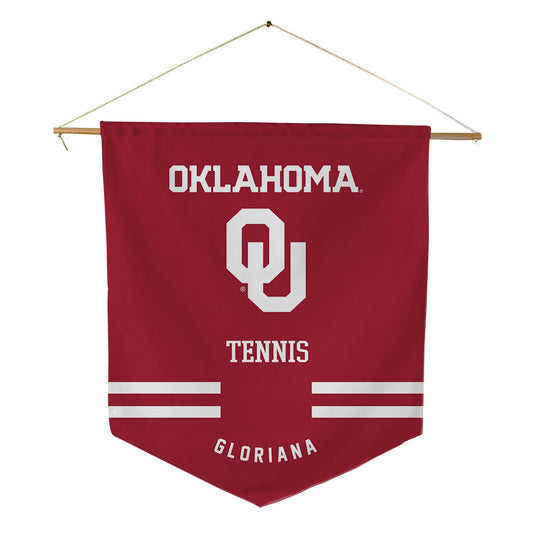 Oklahoma - NCAA Women's Tennis : Nahum Gloriana - Pennant - 18" x 21"-0