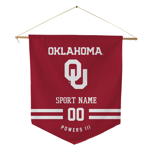 Oklahoma - NCAA Football : Reggie Powers III - Pennant - 18" x 21"-0