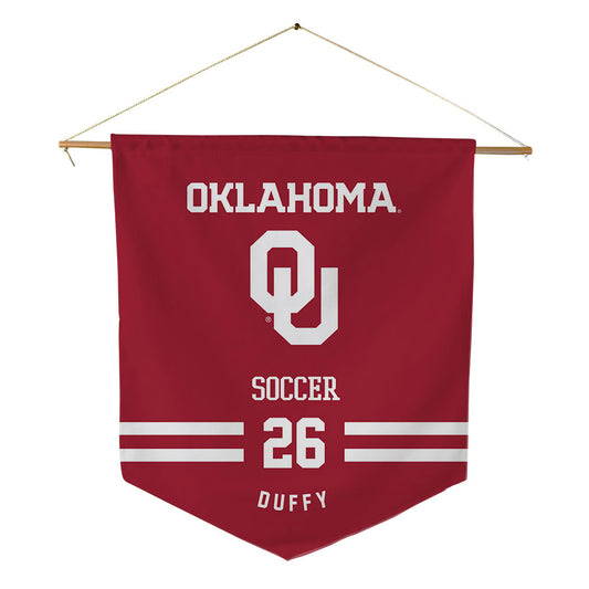 Oklahoma - NCAA Women's Soccer : Caroline Duffy - Pennant - 18" x 21"-0