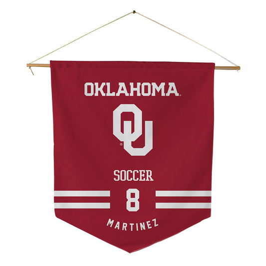 Oklahoma - NCAA Women's Soccer : Bella Martinez - Pennant - 18" x 21"-0