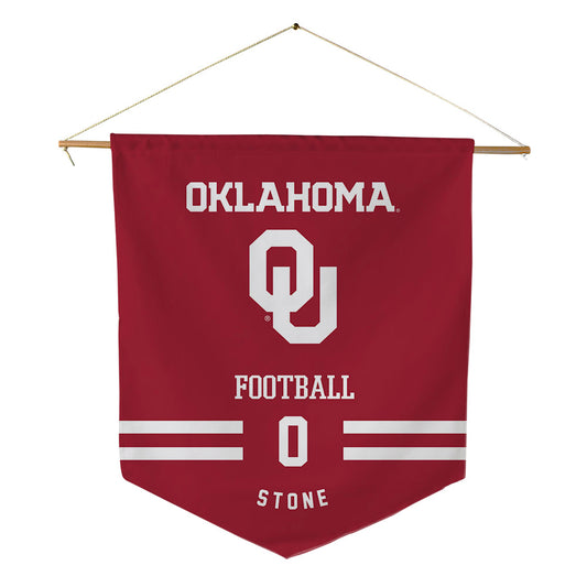 Oklahoma - NCAA Football : David Stone - Pennant - 18" x 21"-0