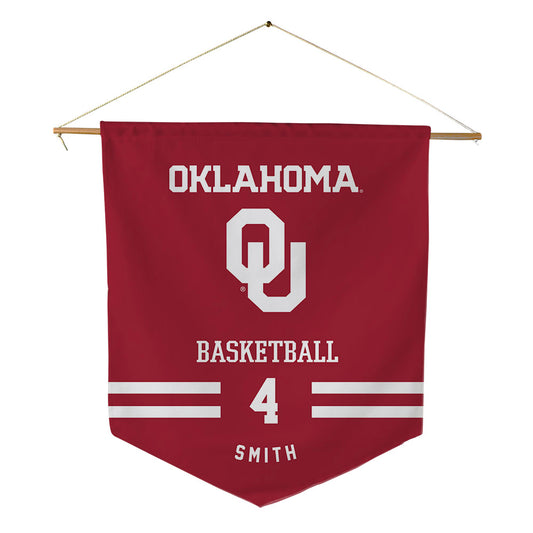 Oklahoma - NCAA Women's Basketball : Caya Smith - Pennant - 18" x 21"-0