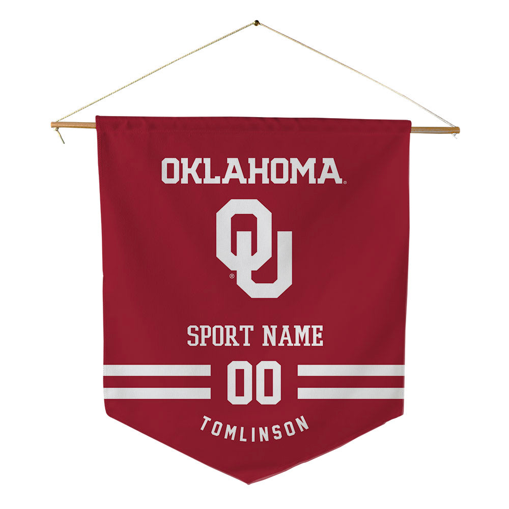 Oklahoma - NCAA Baseball : Aidan Tomlinson - Pennant - 18" x 21"-0