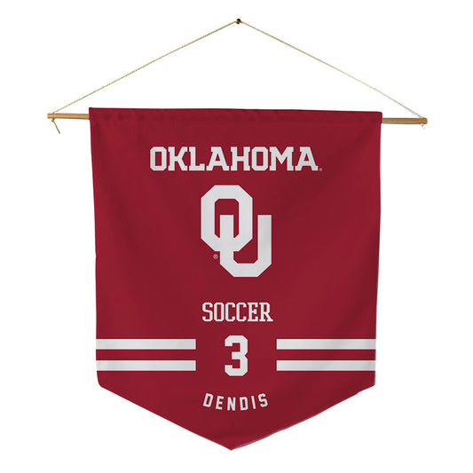 Oklahoma - NCAA Women's Soccer : Lexi Dendis - Pennant - 18" x 21"-0