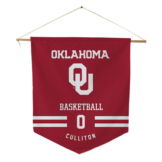 Oklahoma - NCAA Women's Basketball : Beatrice Culliton - Pennant - 18" x 21"-0