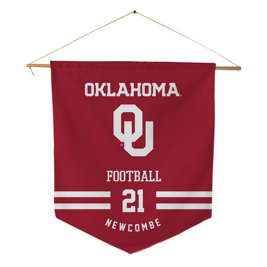 Oklahoma - NCAA Football : Jeremiah Newcombe - Pennant - 18" x 21"-0