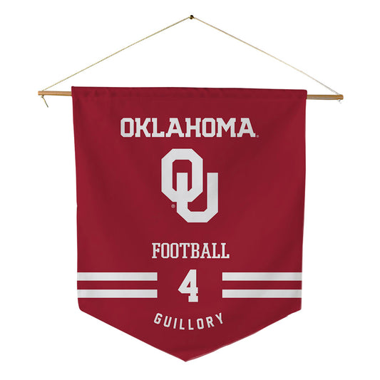 Oklahoma - NCAA Football : Courtland Guillory - Pennant - 18" x 21"-0