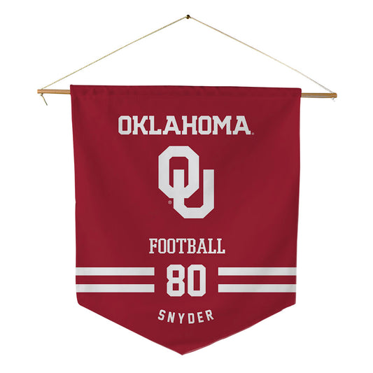 Oklahoma - NCAA Football : Jakeb Snyder - Pennant - 18" x 21"-0
