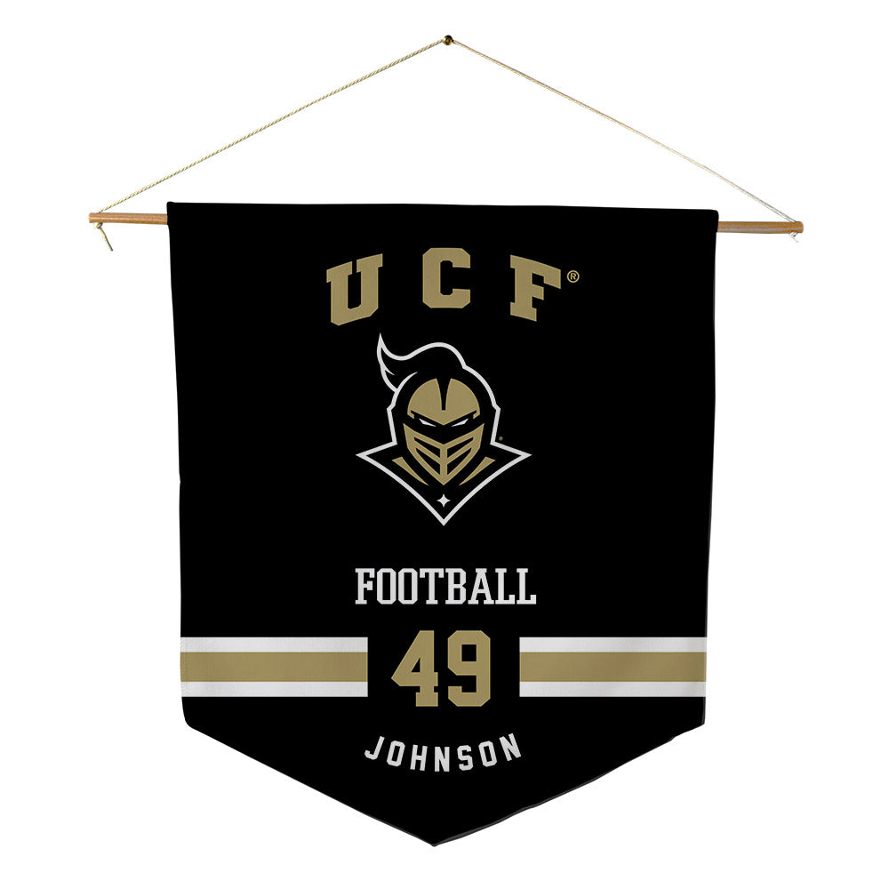 Central Florida - NCAA Football : Quinten Johnson - Pennant - 18" x 21"-0