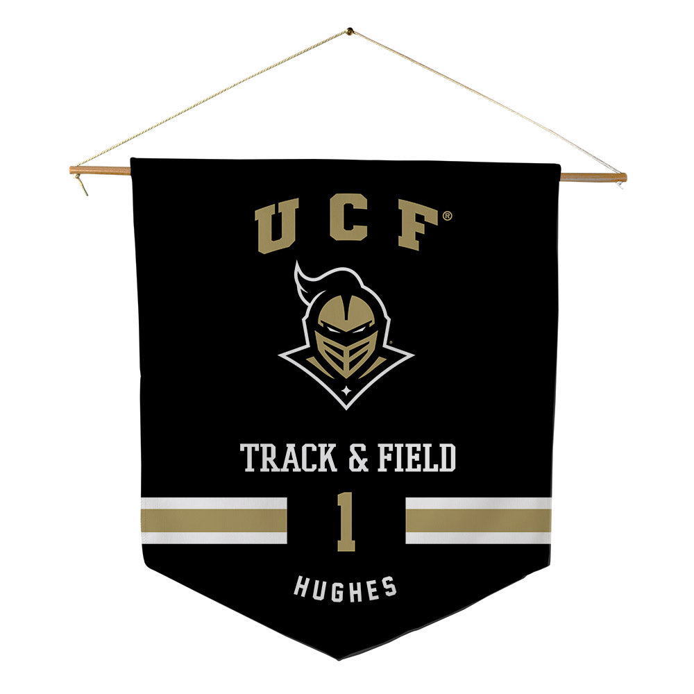 Central Florida - NCAA Men's Track & Field : Kendall Hughes - Pennant - 18" x 21"-0