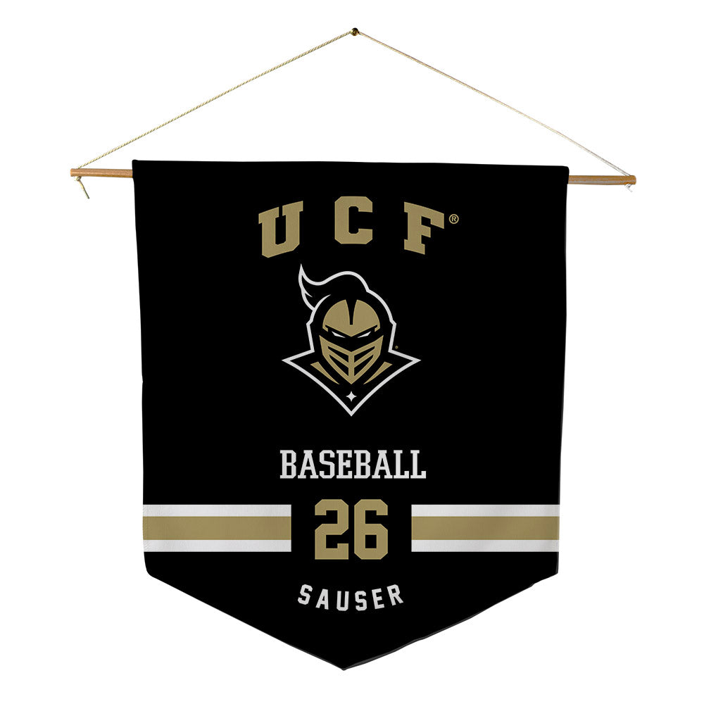 Central Florida - NCAA Baseball : Matt Sauser - Pennant - 18" x 21"-0