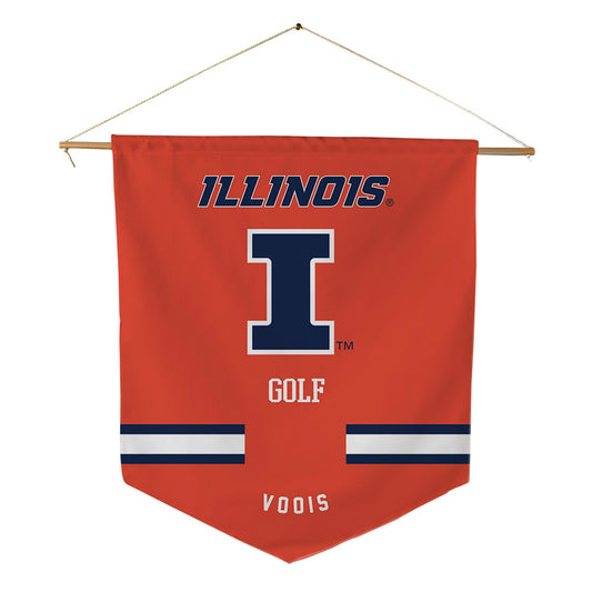 Illinois - NCAA Men's Golf : Ryan Voois - Pennant - 18" x 21"-0