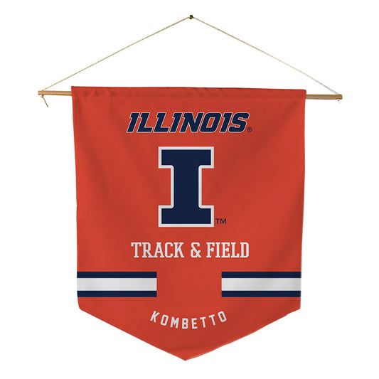 Illinois - NCAA Women's Track & Field : Grace Kombetto - Pennant - 18" x 21"-0