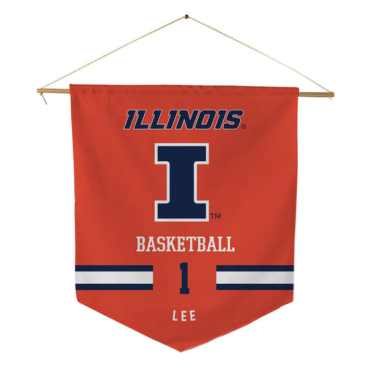 Illinois - NCAA Men's Basketball : Brandon Lee - Pennant - 18" x 21"-0