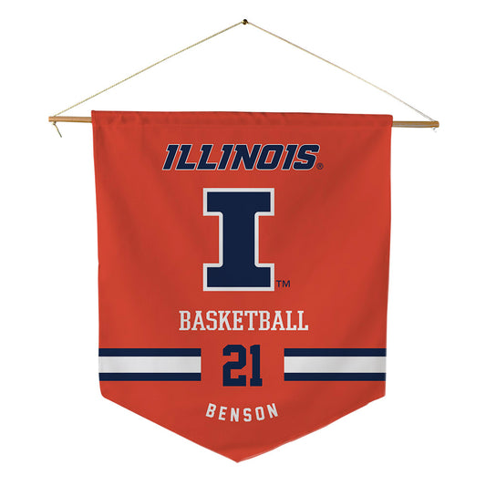 Illinois - NCAA Women's Basketball : Naomi Benson - Pennant - 18" x 21"-0