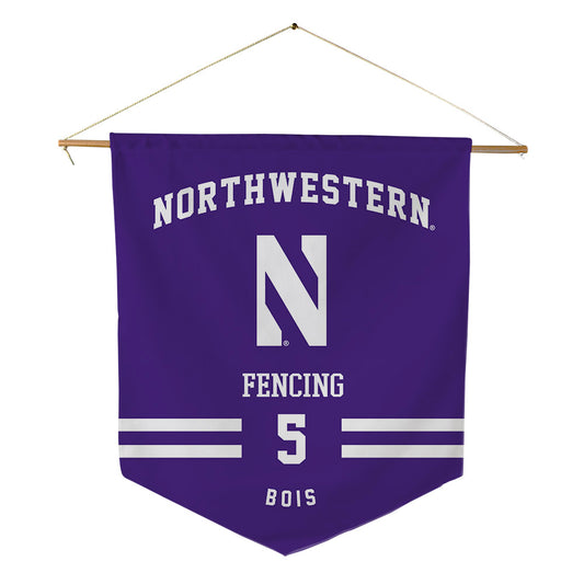 Northwestern - NCAA Women's Fencing : Adele Bois - Pennant - 18" x 21"-0