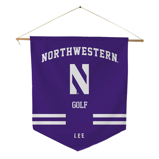 Northwestern - NCAA Women's Golf : Dianna Lee - Pennant - 18" x 21"-0