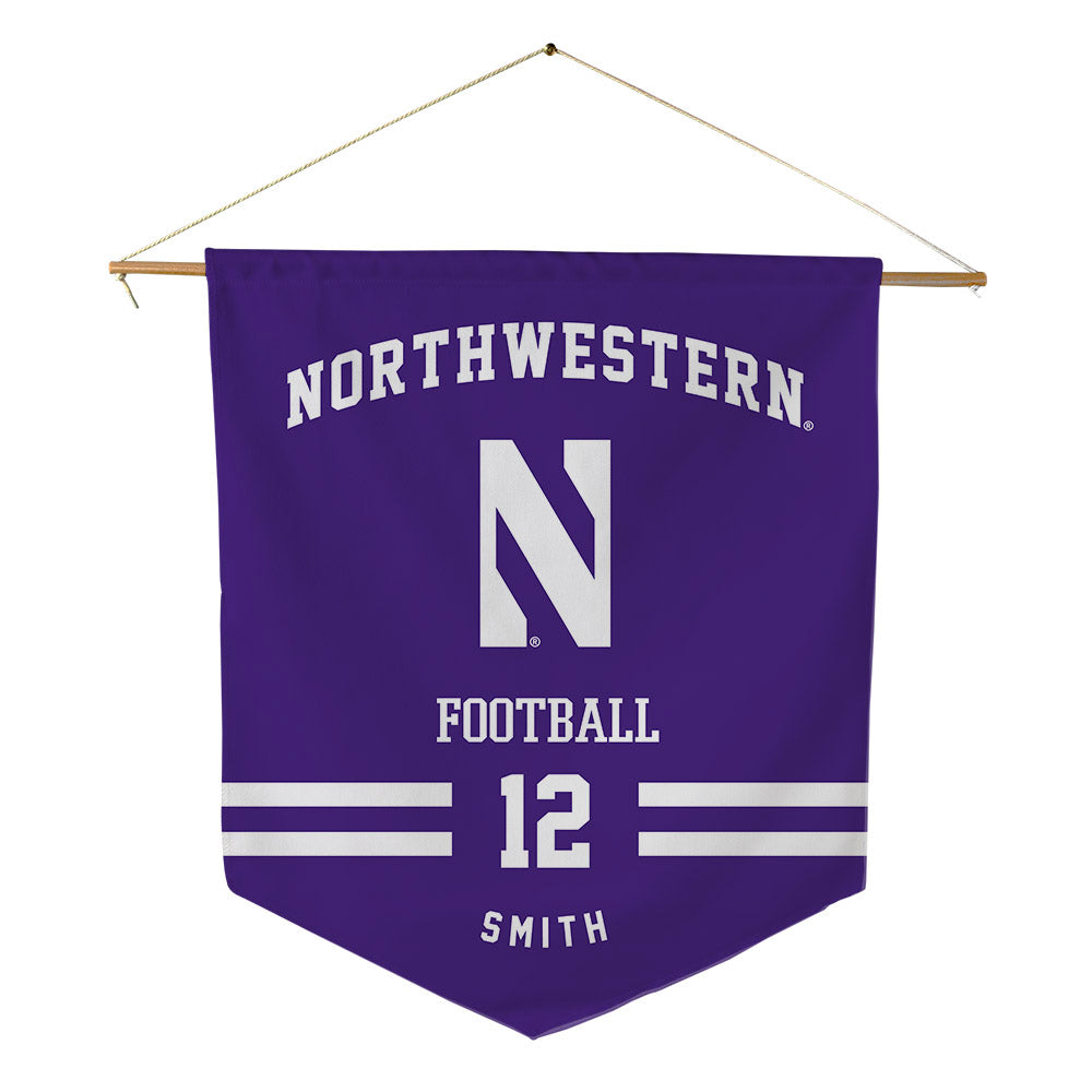 Northwestern - NCAA Football : Evan Smith - Pennant - 18" x 21"-0