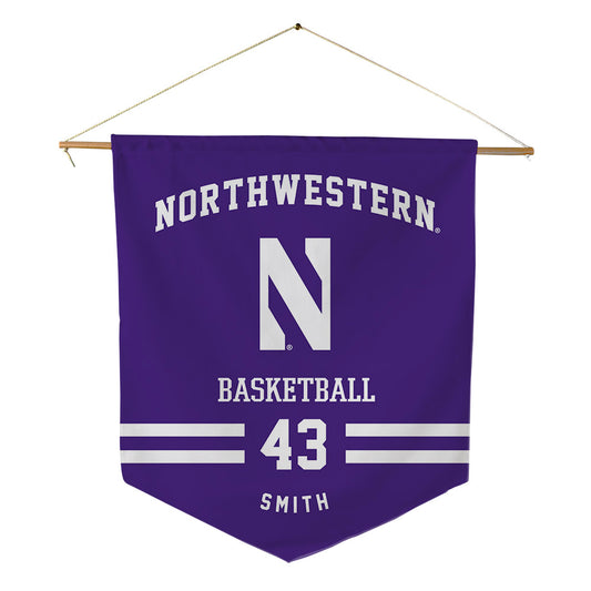 Northwestern - NCAA Men's Basketball : Blake Smith - Pennant - 18" x 21"-0
