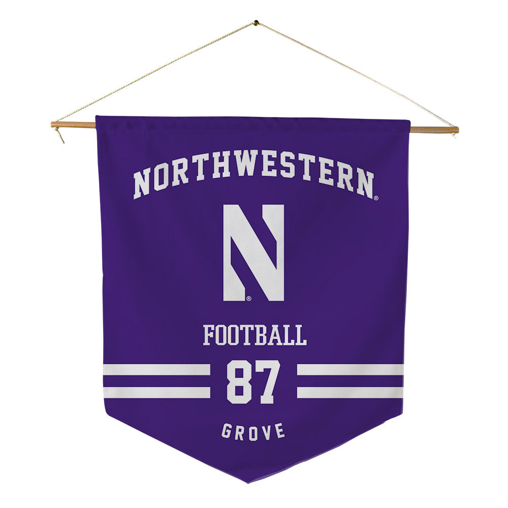 Northwestern - NCAA Football : Carson Grove - Pennant - 18" x 21"-0
