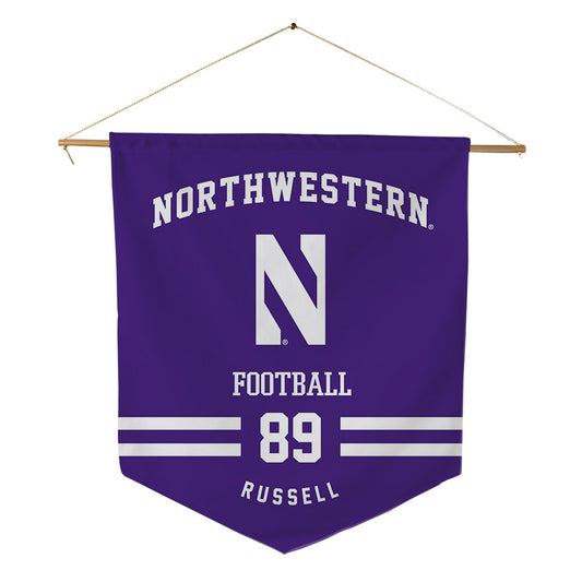 Northwestern - NCAA Football : Cam Russell - Pennant - 18" x 21"-0