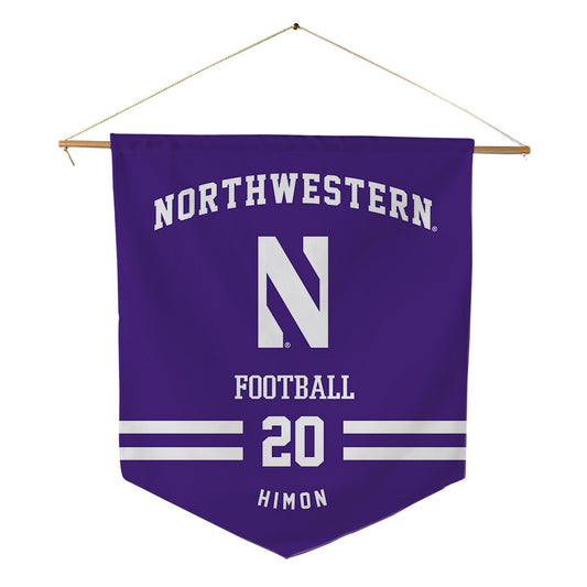 Northwestern - NCAA Football : Joseph Himon - Pennant - 18" x 21"-0