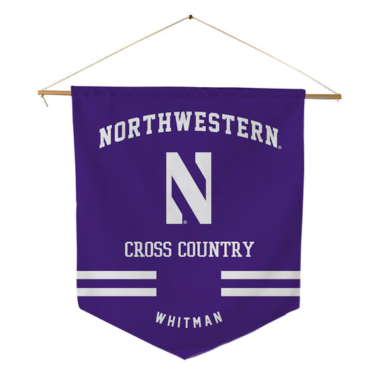 Northwestern - NCAA Women's Cross Country : Maddy Whitman - Pennant - 18" x 21"-0