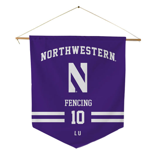 Northwestern - NCAA Women's Fencing : Amy Lu - Pennant - 18" x 21"-0