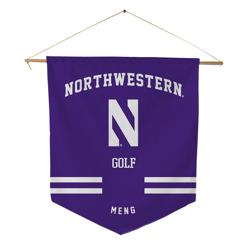 Northwestern - NCAA Women's Golf : Megan Meng - Pennant - 18" x 21"-0