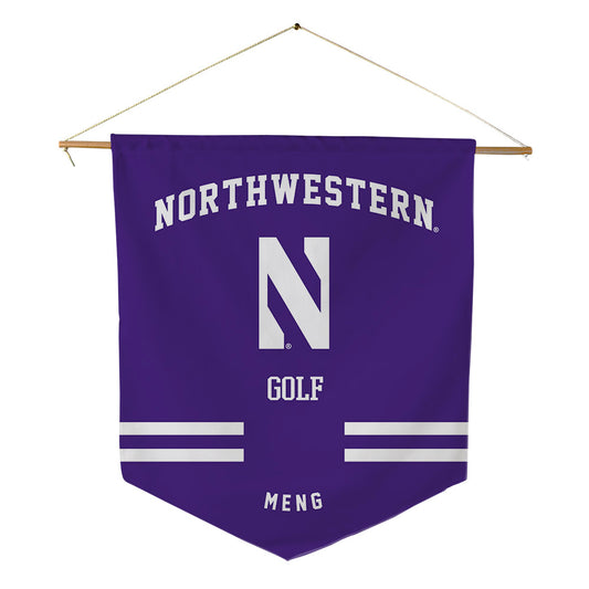 Northwestern - NCAA Women's Golf : Megan Meng - Pennant - 18" x 21"-0