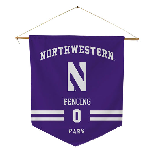 Northwestern - NCAA Women's Fencing : Rowan Park - Pennant - 18" x 21"-0