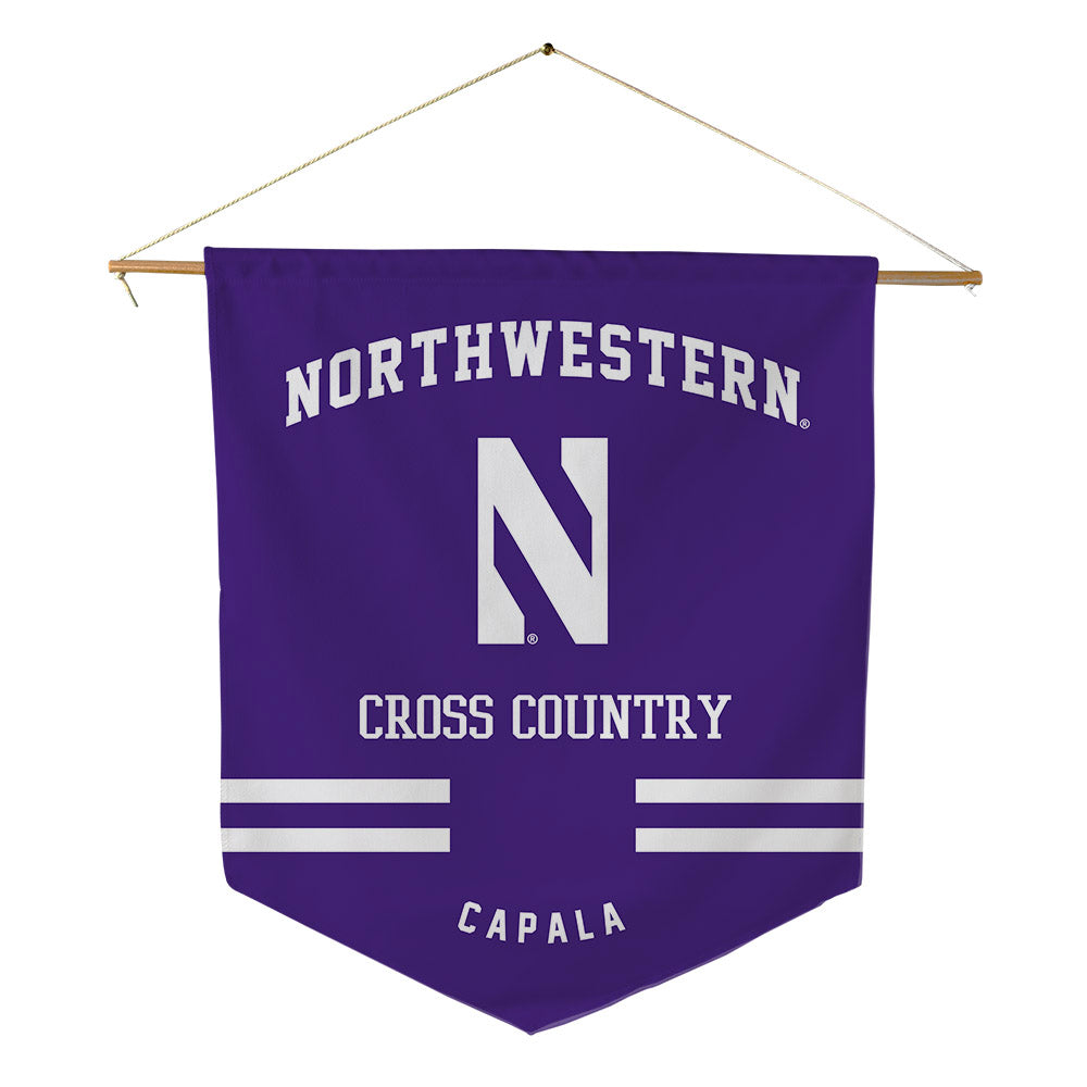Northwestern - NCAA Women's Cross Country : Olivia Capala - Pennant - 18" x 21"-0