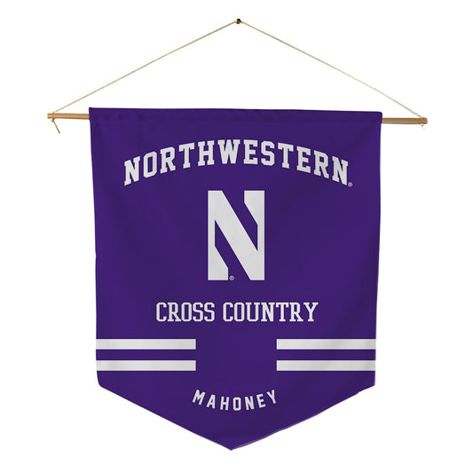 Northwestern - NCAA Women's Cross Country : Isabel Mahoney - Pennant - 18" x 21"-0