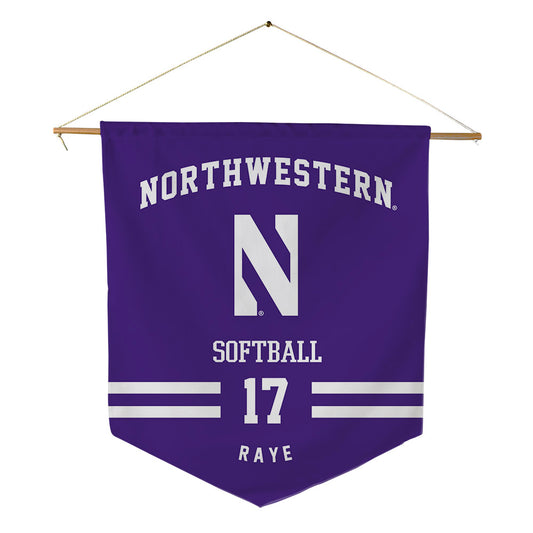 Northwestern - NCAA Softball : Emma Raye - Pennant - 18" x 21"-0