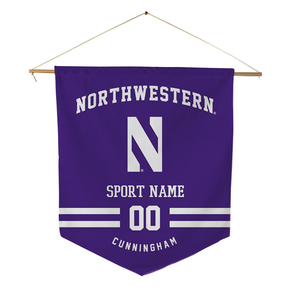 Northwestern - NCAA Softball : Renae Cunningham - Pennant - 18" x 21"-0