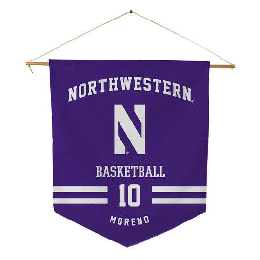 Northwestern - NCAA Women's Basketball : Sandra Moreno - Pennant - 18" x 21"-0