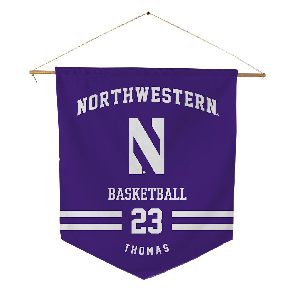 Northwestern - NCAA Women's Basketball : Tayla Thomas - Pennant - 18" x 21"-0