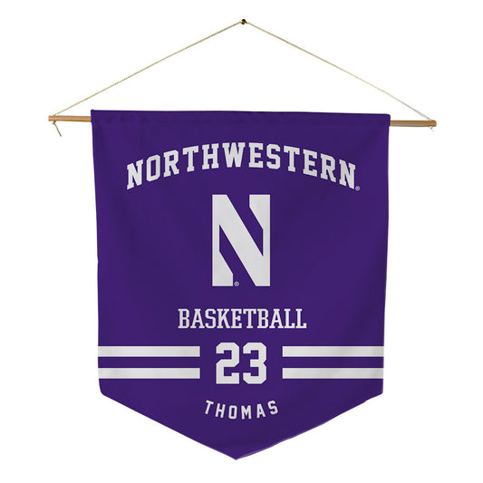 Northwestern - NCAA Women's Basketball : Tayla Thomas - Pennant - 18" x 21"-0