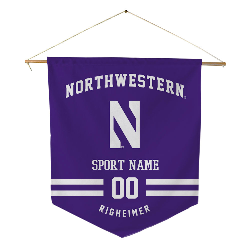 Northwestern - NCAA Women's Basketball : Kat Righeimer - Pennant - 18" x 21"-0