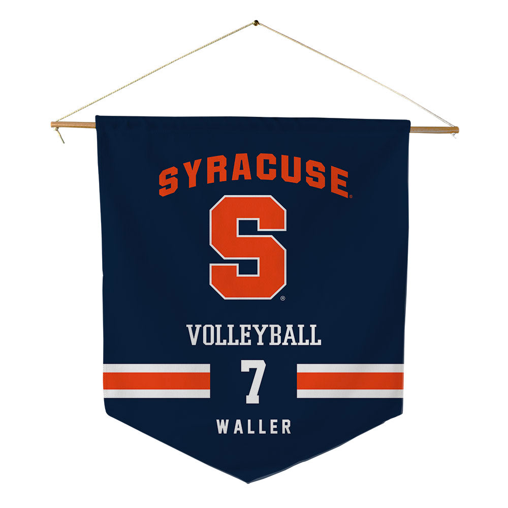 Syracuse - NCAA Women's Volleyball : Sydnie Waller - Pennant - 18" x 21"-0