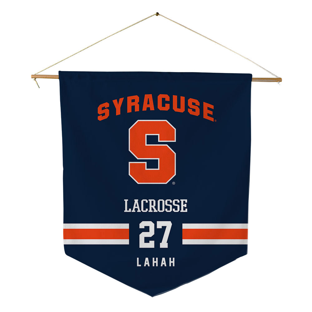 Syracuse - NCAA Women's Lacrosse : Izzy Lahah - Pennant - 18" x 21"-0