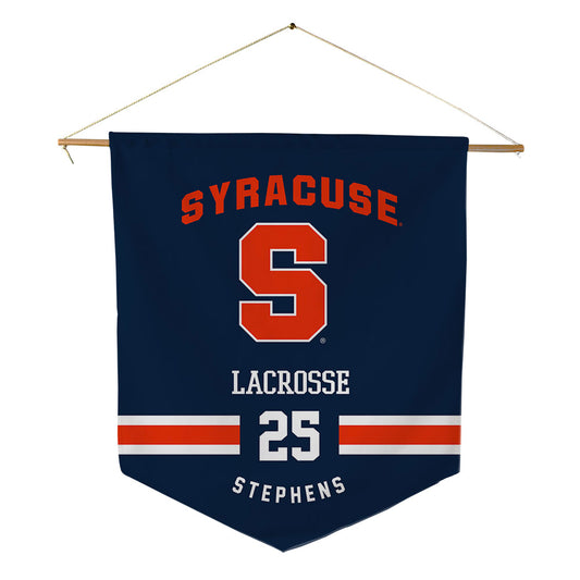 Syracuse - NCAA Men's Lacrosse : Dillon Stephens - Pennant - 18" x 21"-0