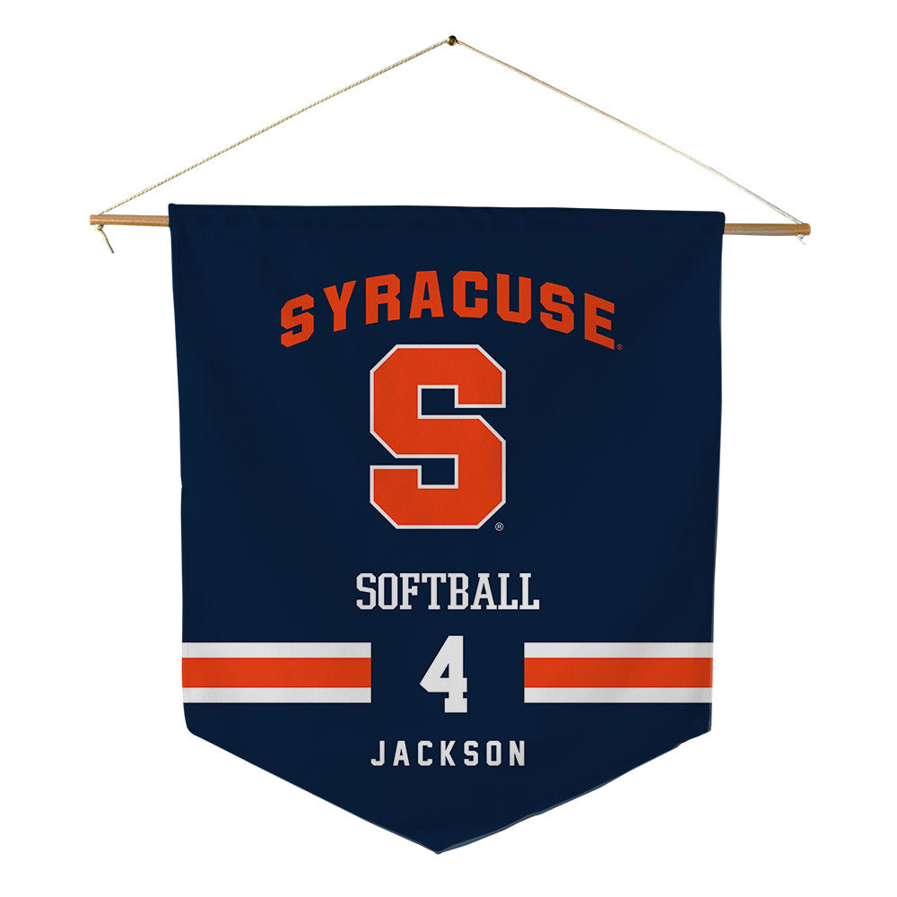 Syracuse - NCAA Softball : Sydney Jackson - Pennant - 18" x 21"-0
