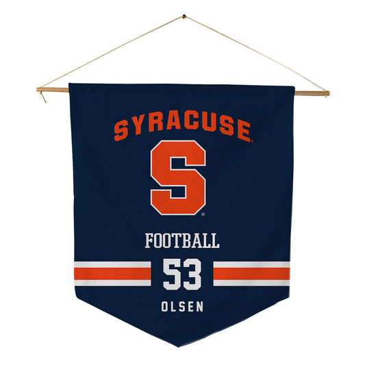 Syracuse - NCAA Football : Donald (Ted) Olsen - Pennant - 18" x 21"-0