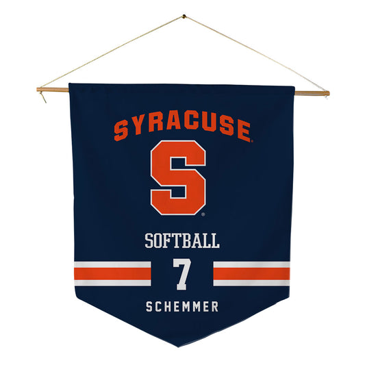 Syracuse - NCAA Softball : Peyton Schemmer - Pennant - 18" x 21"-0