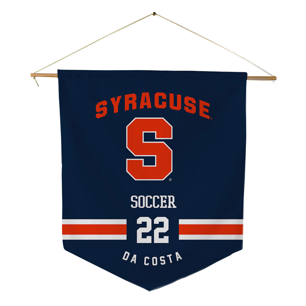 Syracuse - NCAA Men's Soccer : Kelvin Da Costa - Pennant - 18" x 21"-0